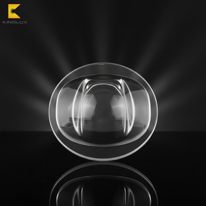 Lente Asimmetrica in Vetro Borosilicato 3.3 da 92mm per Illuminazione Stradale a LED COB, Tipo 4, IP66, Angolo di Fascio 150x130 - Product Image 3