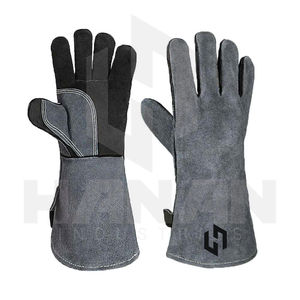 Venta caliente de fábrica Heavy Cow Split Cowhide Welder Work Construcción Soldadura Guantes de seguridad a precio barato - Product Image 4