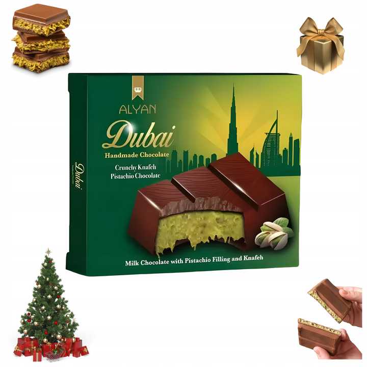 Alyan Dubai Chocolate (Handmade) 1 X 200g