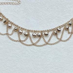 Cadena de tobillo con cascabel personalizada y a la moda, con borlas onduladas, para mujer. - Product Image 6