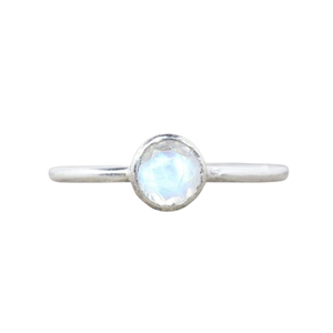 แหวนเงินทำด้วยมือสไตล์ Boho เครื่องประดับ925สเตอร์ลิงเงินมูนสโตนอัญมณียอดนิยมเครื่องประดับสำหรับผู้หญิงของขวัญสำหรับผู้หญิงสำหรับเธอ - Product Image 1