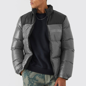 Veste d'hiver en duvet pour homme sur mesure en gros, style tendance de haute qualité, veste matelassée grande taille - Product Image 6