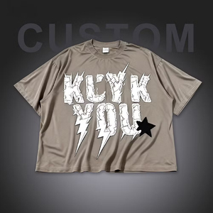 Camiseta con Estampado Vintage Personalizada OEM/ODM Resistente a las Arrugas para Entrenamiento y Ejercicio Físico - Product Image 1