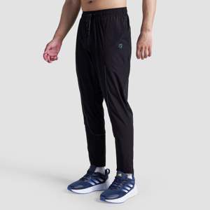 Momentum Fashionable High Waist Trousers <b>Black</b> XL Size Woven Cotton Spandex Spring Season Wide Leg <b>Pants</b> Zippers Pleats - Product Image 3