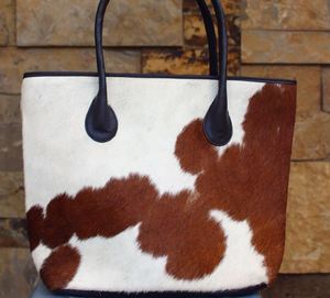 Bolso de mano de piel de vaca hecho a mano para mujer, bolso de mano occidental, de hombro, regalo - Product Image 6