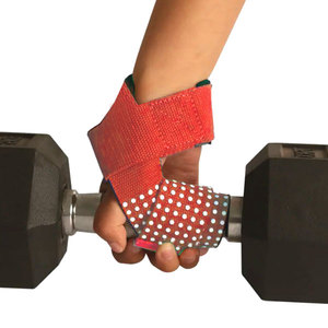 Unisex Custom Logo Wholesome Neoprene Cotton Wrist Straps Breathable Fitness <b>Exercise</b> Lifting <b>Bands</b> Weight Training Custom Brand - Product Image 5