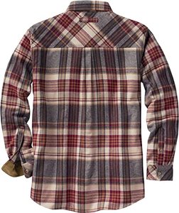 Chemise en flanelle à carreaux et manches longues personnalisée Streetwear décontracté ODM Chemises pour hommes en coton à carreaux bleus - Product Image 3