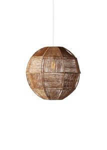 Best Choice Rustic Bamboo Jute Corn Husk Chandelier Lampshade Frame Customizable Size Color for Living Room Furniture Decor - Product Image 4