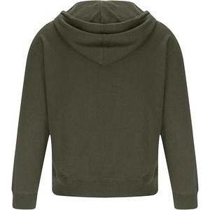 Sweat à capuche ample en coton 100% de haute qualité, épais, surdimensionné, avec double poche zippée, personnalisé pour homme, en polaire d'hiver classique - Product Image 2