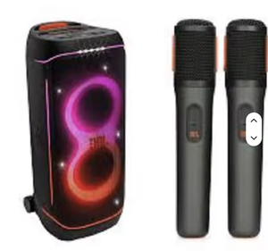 Nuevo Altavoz Portátil Party Box 720 de 1100W con Conectividad Wi-Fi y Bluetooth, Resistente a Salpicaduras + Sistema Inalámbrico de Dos Micrófonos - Product Image 1