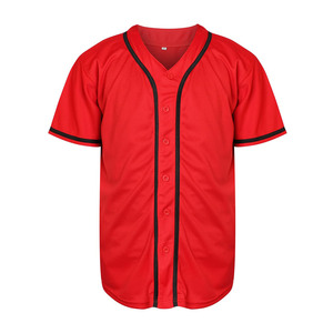 เสื้อเบสบอลซอฟต์บอลโพลีเอสเตอร์แบบมืออาชีพสำหรับทุกเพศ พิมพ์โลโก้ได้ ปรับแต่งสีได้ ดีไซน์ใหม่ ชุดยูนิฟอร์มผู้ใหญ่ ไซส์พลัส แห้งเร็ว - Product Image 1