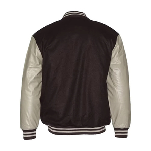 Venta al por mayor ropa de calle al aire libre chaqueta de moda para hombres logotipo personalizado carta de béisbol College CollegeBaseballjacket para hombres DDP envío - Product Image 3