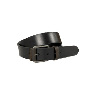 100% italien qualité homme dégringolé ceinture en cuir véritable 35 mm largeur avec inserts en cuir véritable tenue élégante décontractée - Product Image 1