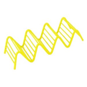 Support de nourriture en acier inoxydable de support de taco en métal antique jaune le plus vendu pour l'affichage de table et l'utilisation de restaurant quantité minimale de commande 100 pièces - Product Image 5