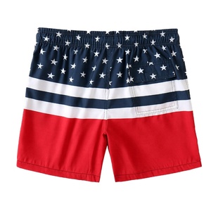 Shorts en coton tricoté imprimé pour hommes, décontractés, personnalisés, pour la plage, mode estivale, haute qualité, service OEM, séchage rapide, respirants, vente en gros - Product Image 2
