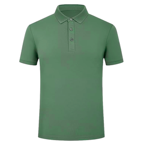 Camiseta polo de algodón, 100% algodón, tejido jersey, manga corta, duradera, transpirable, ropa casual, OEM, venta al por mayor. - Product Image 2