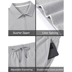 Nuevo chándal de moda para hombre, Jogger personalizado para hombre, conjunto de dos piezas de secado rápido de alta calidad para hombre, chándal barato con estampado de letras personalizado - Product Image 2