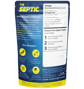 Poudre de bactéries enzymatiques naturelles pour fosse septique T1B - Product Image 4