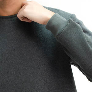 Sweatshirts d'hiver pour hommes 100% coton polaire Tissu doux Vêtements décontractés Confortables Coupe régulière Vêtements de tous les jours - Product Image 5