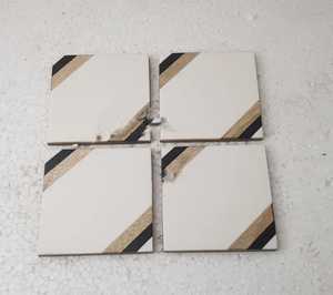 Posavasos Cuadrados de Madera, Posavasos Redondos Clásicos Ecológicos de Madera de Mango, Accesorios de Decoración para Mesa, Alfombrillas - Product Image 1