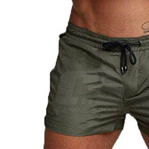 Pantalones cortos para correr de gimnasio para hombre, último diseño, pantalones cortos completos para correr, moda personalizada, patrón sólido, estilo informal, respetuoso con el medio ambiente - Product Image 2