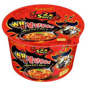 SamYang 2x <b>Spicy</b> Hot Chicken Flavor <b>Ramen</b> <b>Noodles</b>, 105g Instant Korean <b>Spicy</b> <b>Ramen</b>, Extra Hot, Authentic Korean Snack, Bulk Pack - Product Image 2