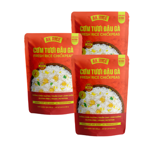 Gạo Tươi Đậu Chickpeas Microwavable Và Sẵn Sàng Để Nấu Ăn Nhanh Chóng Chuẩn Bị Chất Lượng Cao Nhanh Precooked Ngay Lập Tức Gạo Từ Việt Nam - Product Image 1