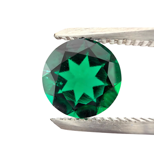 Zambia มรกตทรงกลมพลอยหลวมไฮโดรเทอร์มอลสำหรับเครื่องประดับ8มม. ถึง20มม. มรกต zambian - Product Image 1