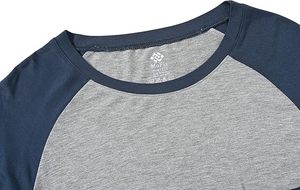 T-shirts de sport slim fit pour hommes personnalisés, mode unique, streetwear décontracté, col rond, manches courtes, tissu tricoté respirant, imprimé mi-long - Product Image 5