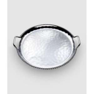 Bandeja moderna de acero inoxidable con diseño minimalista funcional de madera y metal para varios interiores - Product Image 6