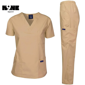 New Style Elastic Custom logo Hospital <b>Uniforms</b> <b>Scrubs</b> Medical Lab Coats Nurse <b>Uniform</b> Unisex <b>Scrubs</b> <b>Uniforms</b> Suit - Product Image 2