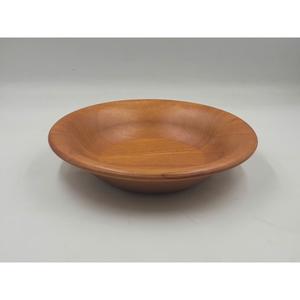 จานและจานทรงกลมยางไม้สีธรรมชาติเป็นมิตรกับสิ่งแวดล้อมผลิตจากเวียดนาม - Product Image 1