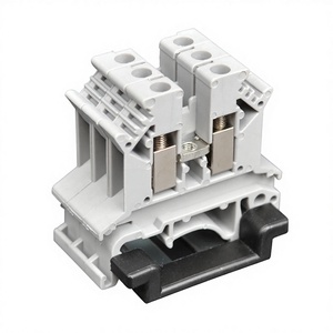 QUKJ-2.5B UK 2.5 B Feed-through Screw Connection 690V 24A 0.2-4 Mm&sup2; NS 35/7,5, NS 35/15 Din Rail <strong>Mounting</strong> Type Terminal <strong>Block</strong> - Product Image 1