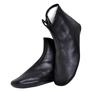 OEM Wholesale Leather <b>Socks</b> Custom Logo Premium <b>Soft</b> Leather Breathable Comfort Built For Riding Outdoor Safety And Work Use - Product Image 3