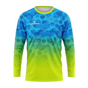 Jersey de Motocross para Hombre Adulto, Impresión Digital Personalizada, Paneles Laterales Elásticos en 4 Direcciones, Retardante de Llama, Transpirable, Spandex/Poliéster - Product Image 3