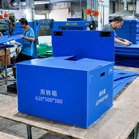 Boîte en plastique ondulé Danpla personnalisée pour tous les secteurs de l'industrie, emballage de stockage, boîte en plastique ondulé