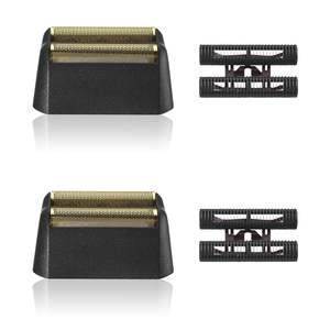 Lot de 2 lames et barres de coupe de rechange en acier inoxydable compatibles avec le rasoir électrique noir - Product Image 1