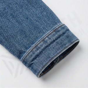Veste en jean sur mesure pour femme, manches longues, automne-hiver, coton respirant, design uni, élégante, manteau tendance, haute qualité - Product Image 6