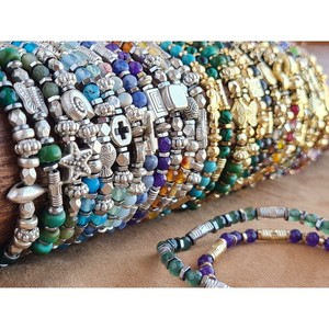 Boho Style <b>Beaded</b> <b>Bracelets</b> Gold and Silver Plated <b>for</b> Retail Promotion in Fashion Accessories - Product Image 3