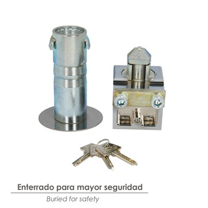 Mortise <b>Padlock</b> Flat Key C-2 Male - Product Image 3