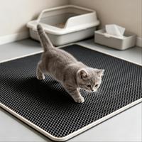 Tapis de lit pour animaux de compagnie en EVA souple double couche durable, grand format, design moderne, pour l'été, solide, pour chiens et chats