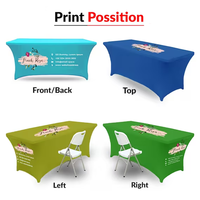 Abordable Table Throw Dropshipping Nappes Extensible Ajusté Flexible Table Couverture pour Affichage