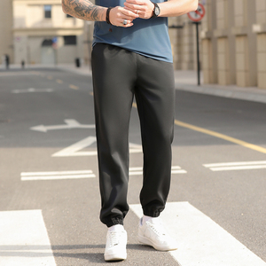 Pantalones de entrenamiento para correr informales deportivos XL para hombre, pantalones de gimnasio de cintura media de secado rápido de alta calidad con cordón de apertura de cremallera plano - Product Image 4