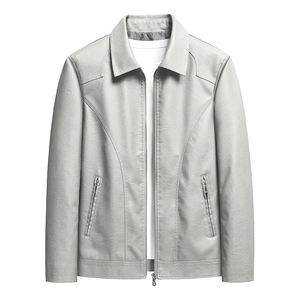 All-New Premium Quality Men's <b>Winter</b> <b>Leather</b> <b>Jacket</b> Custom Plus Size Classic Design Sheep Decoration Waterproof <b>jacket</b> for men - Product Image 6