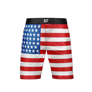 Shorts de compression MMA à impression par sublimation personnalisés Shorts de Muay Thai respirants MMA Jiu Jitsu Kimono Shorts en polyester 100% - Product Image 1