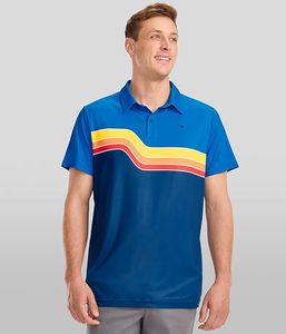 Polos originaux de conception populaire, manches courtes, polos unis, respirants, polos de golf pour hommes - Product Image 1