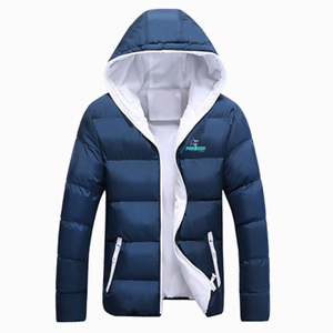 Chaqueta acolchada estampada OEM personalizada para hombre, chaqueta de invierno con logotipo personalizado para hombre, chaqueta acolchada con burbujas y bolsillo - Product Image 6