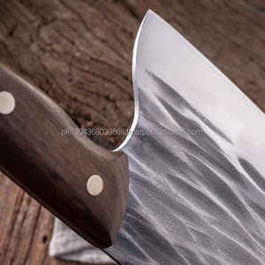 Cuchillo de carnicero de cocina de acero de Damasco, respetuoso con el medio ambiente, mango de palisandro, artesanía de acero de 8 pulgadas, fábrica internacional de CK-001 - Product Image 3