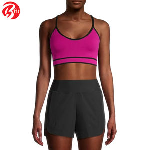 OEM Femmes Élégant Fitness Sport Soutien-Gorge Plus La Taille Dos Nu Crop à La Mode Nouveau Style D'entraînement Simple Halter Cou Sport Soutien-Gorge - Product Image 2