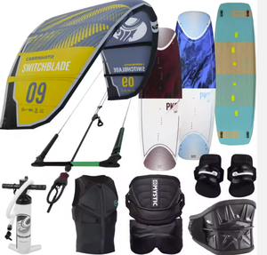 Cabrinha Switchblade 12m 2024, durable, noir, d'origine, NEUF, pour le kiteboard et le kitesurf sur les lacs et les rivières, OEM personnalisable - Product Image 1